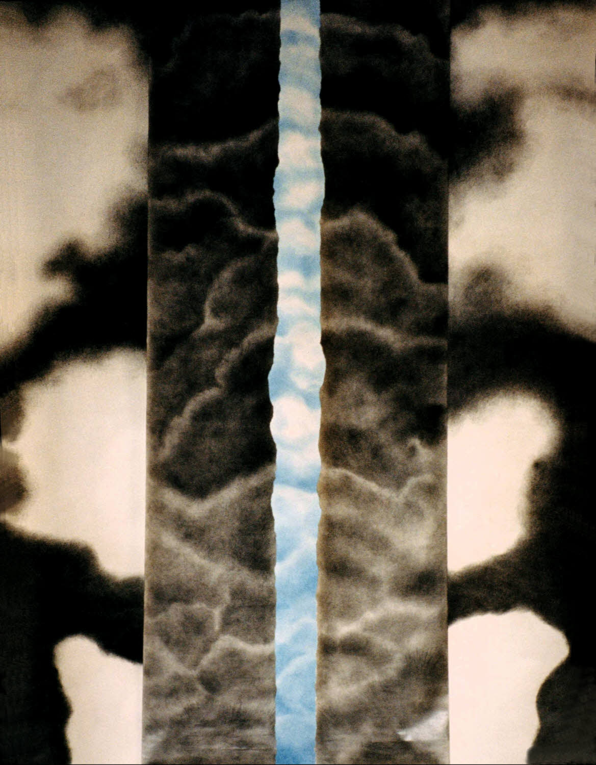 8 Expectation from Hope in Blue, 1996, graphite, pastel on texture paper, 177x118 inches