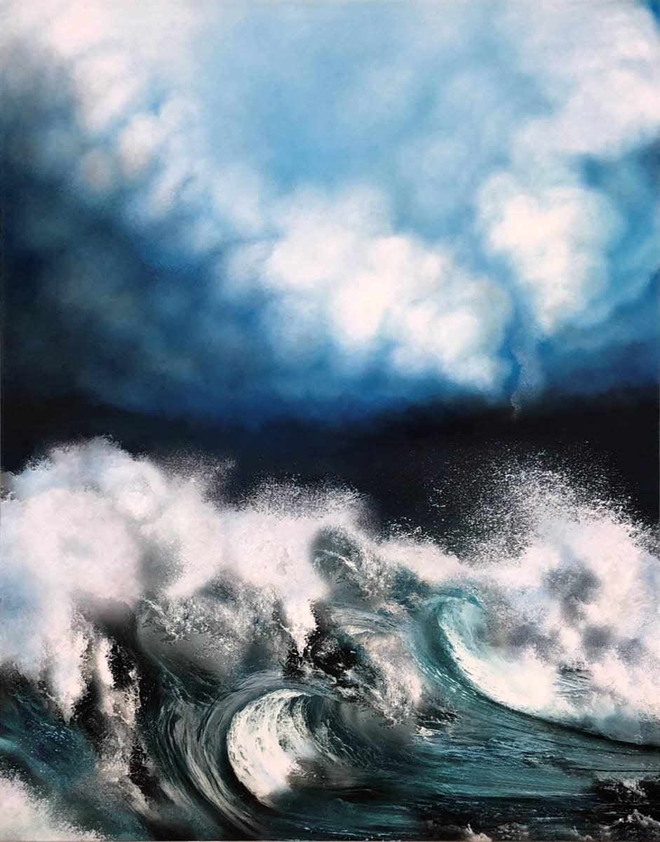 Blue-Typhoon-2020-multilayer-photography-pastel-graphite-synthetic-paper-51x40-inches