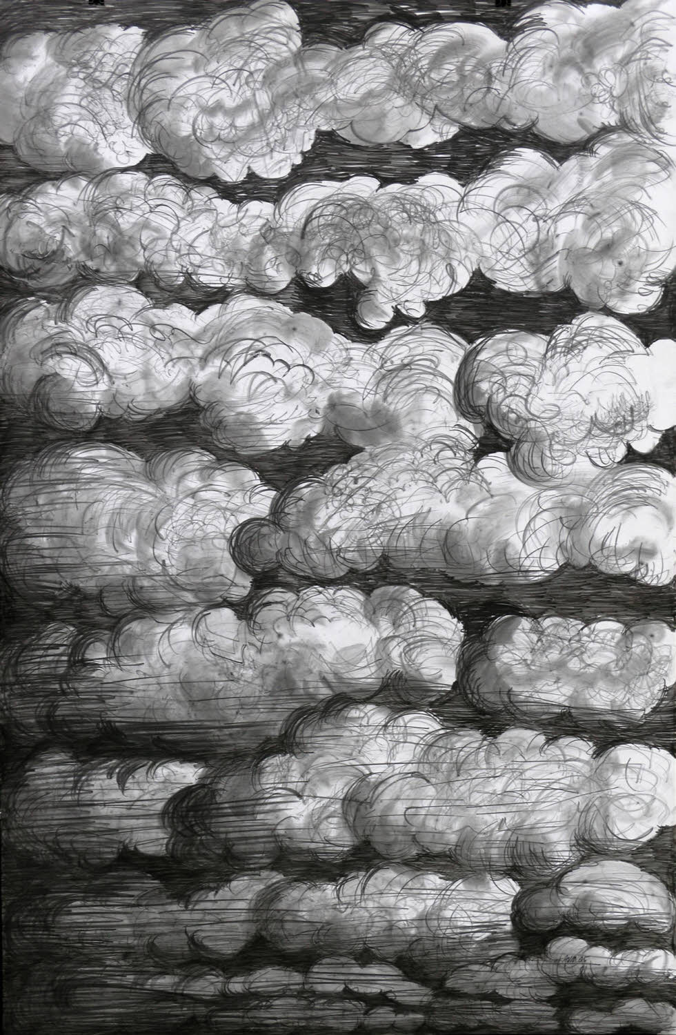 Minneapolis, 2005, graphite on synthetic paper, 52x34 inches