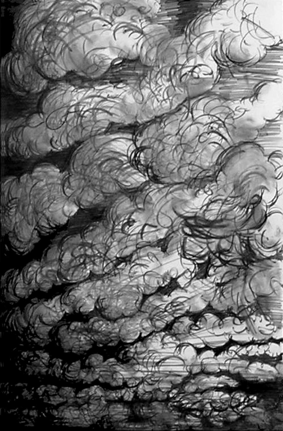 Richmond, 2005, graphite on synthetic paper, 26x17 inches